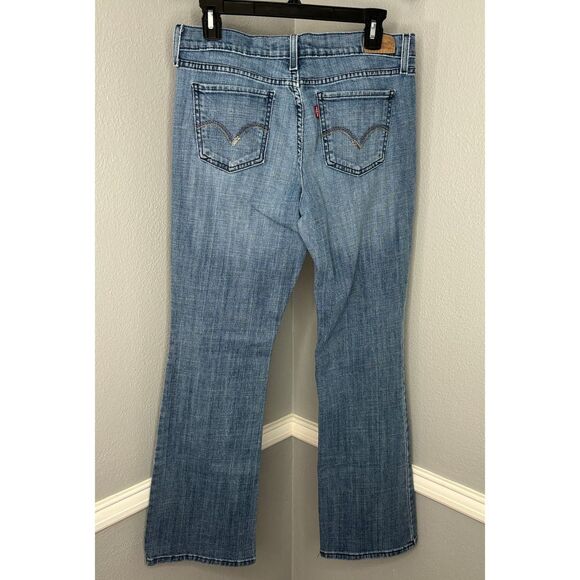 LEVI'S 515 CLASSIC CASUAL EVERYDAY SOFT BROKEN IN MIDRISE BOOTCUT JEANS SIZE 10M - Picture 2 of 2
